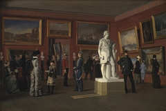 One of the Rooms in the Royal Collection of Paintings at Christiansborg Palace by Carl Christian Andersen
