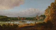 Panoramic Landscape by Hercules Seghers