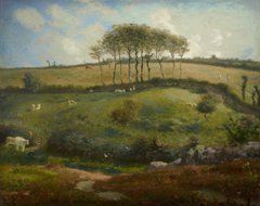Pasture near Cherbourg (Normandy) by Francisque Millet
