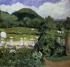 Picnic in May (Summer Day) by Károly Ferenczy