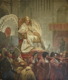 Pius VIII brought to the Basilica of Saint Peter in Rome