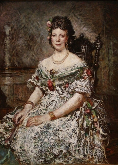Portrait de Madame Pascal by Adolphe Joseph Thomas Monticelli