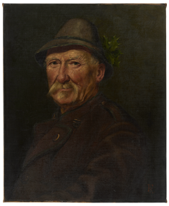 Portrait of a Hunter by Ferdinand Keller