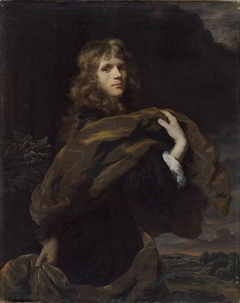 Portrait of a Young Man with a Long Velvet Cloak