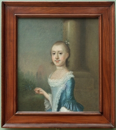 Portrait of Amarinthia Elliott by Jeremiah Theus