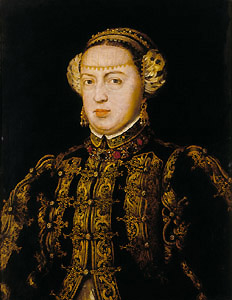 Portrait of Catherine of Habsburg by Cristóvão Lopes