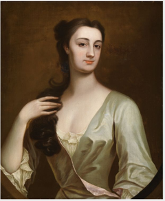 Portrait of Cecilia Leeson (born Leigh) (d.1737) by Anthony Lee