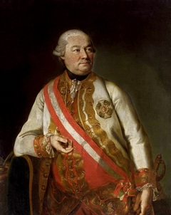 Portrait of Count András Hadik de Futak. by Georg Weikert