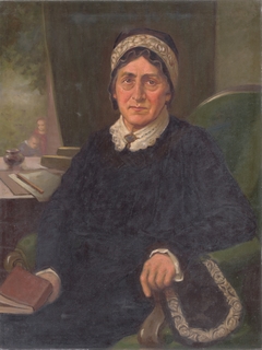 Portrait of E. M. Šoltésová by Milan Thomka Mitrovský