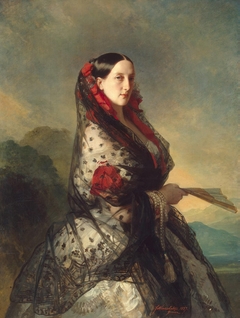 Portrait of Grand Duchess Maria Nikolayevna by Franz Xaver Winterhalter