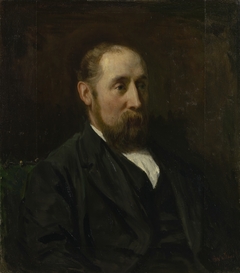 Portrait of H.W. Mesdag by Jozef Israëls