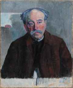 Portrait of Henri Rousseau by Robert Delaunay