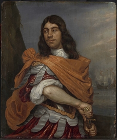 Portrait of Lieutenant-Admiral Cornelis Tromp in Roman Costume by Abraham Evertsz. van Westerveld