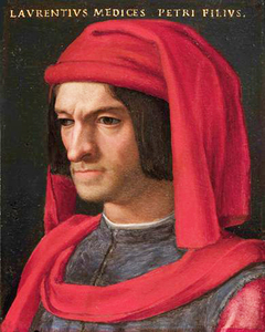 Portrait of Lorenzo the Magnificent by the workshop of Agnolo Bronzino