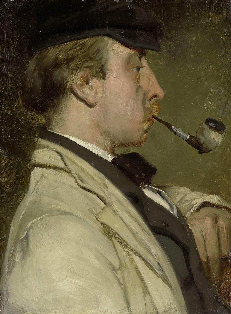 Portrait of Ludwig Casimir ('Louis') Sierig (1834-1919), Painter