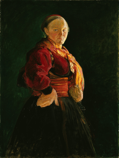 Portrait of Mari Clasen by Halfdan Egedius