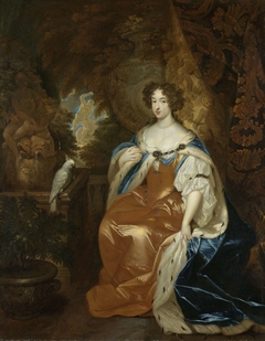 Portrait of Mary Stuart (1662-95), Wife of Prince William III by Caspar Netscher