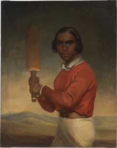 Portrait of Nannultera, a young Poonindie cricketer