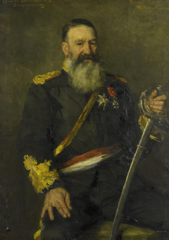 Portrait of Petrus Jacobus Joubert - Commander-General of the South African Republic by Thérèse Schwartze