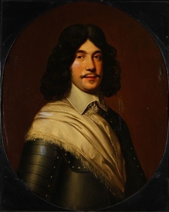 Portrait of (probably) Charles de Bringues (circa 1630 - na 1676), commandant van Zwartsluis by Anonymous