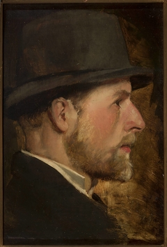 Portrait of Stanisław Czachórski (1853–1904), artist’s brother by Władysław Czachórski