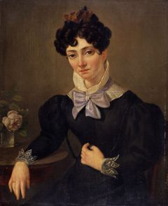 Portrait of the Wife of the Musician Jean De Vigne by Félix De Vigne