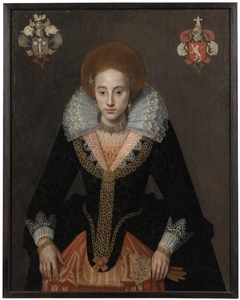 Portrait painting of Susanna van Meckema by Anonymous