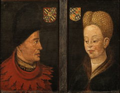 Portraits of John The Fearless and Margaret of Bavaria