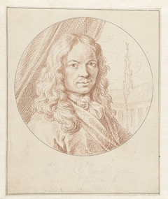 Portret van Gerrit Berckheyde by Frans Decker
