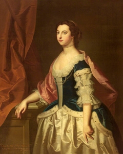 Possibly Penelope Jenkinson, Mrs William III Blathwayt (d.1755) by manner of William Hoare of Bath