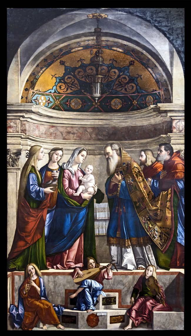 carpaccio presentation in the temple