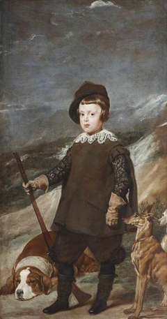 Prince Baltasar Carlos (1629-1646), aged 6, as a Hunter by Diego Velázquez
