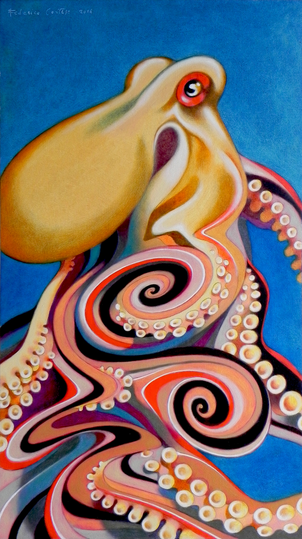 Psychedelic octopus
