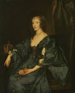 Queen Henrietta Maria of England by Sir Anthony van Dyck