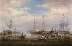 Queen Victoria's Arrival in Cork Harbour, 3 August 1849. by George Mounsey Wheatley Atkinson