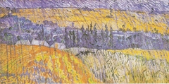 Landscape at Auvers in the Rain by Vincent van Gogh