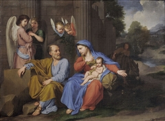 Rest on the flight to Egypt by Reynaud Levieux