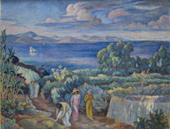 Return from a Swim by Józef Pankiewicz