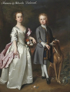 Rhoda Delaval (1725 - 1757) and her brother Francis Blake Delaval (1727- 1771), as children by Joseph van Aken