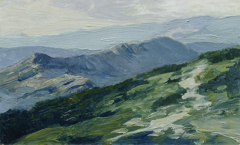 Riesengebirge (aus der Mappe „16 Ansichten tschechischer Landschaften 'Česka Krajiná'“) by Ferdinand Frantisek Engelmüller
