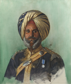 Risaldar-Major Kishan Singh, Nabha Lancers by Rudolf Swoboda