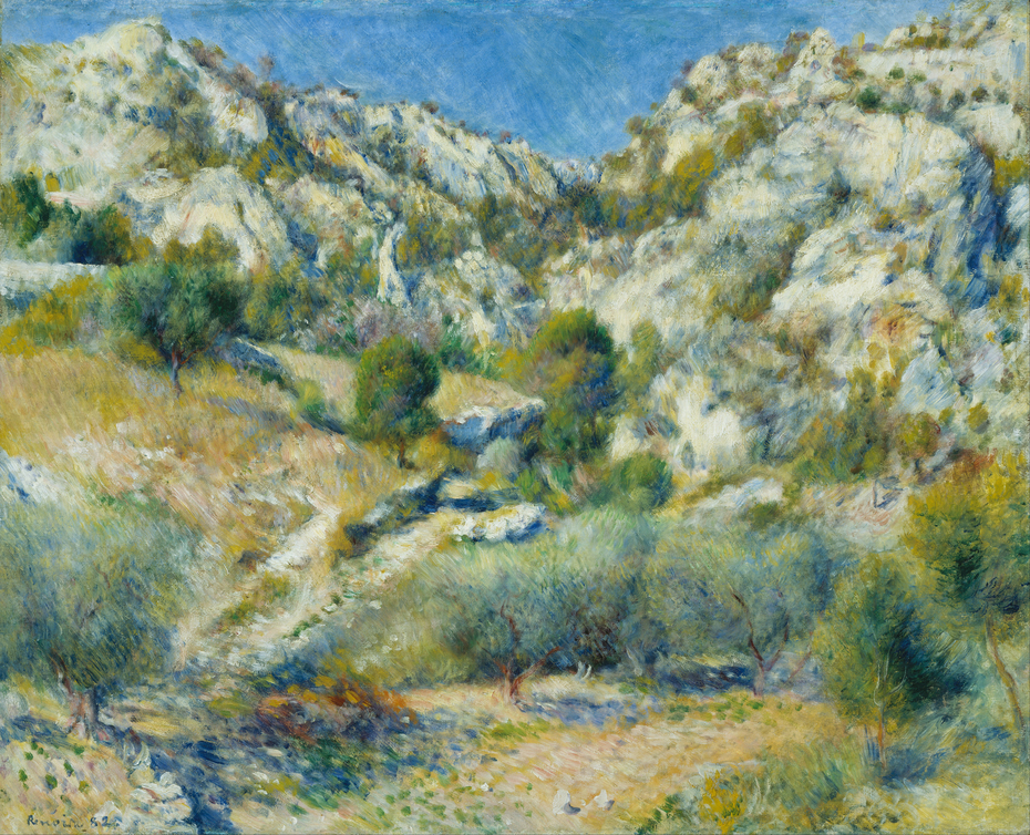 Rocky Crags at L'Estaque by Auguste Renoir | USEUM