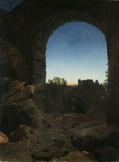 Romantic Painting with Ruins