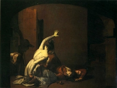 Romeo and Juliet: the Tomb Scene by Joseph Wright of Derby