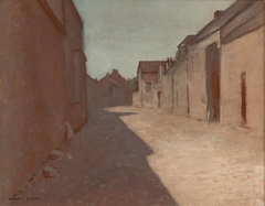 Rue de village by Odilon Redon