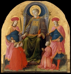 Saint Lawrence Enthroned with Saints and Donors