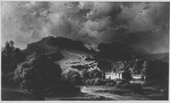 San Geronimo in der Sierra de Guadarrama by Fritz Bamberger