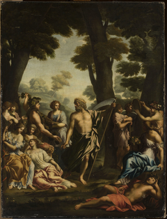 Saturn and muses