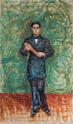 Self-portrait by Thorvald Hellesen