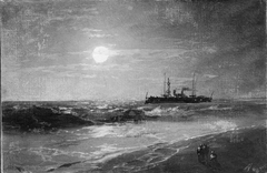 Ship by Moonlight by Ivan Ayvazovsky